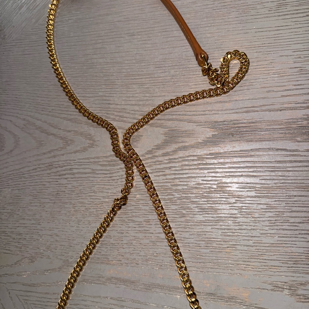 Yves Saint Laurent (YSL) Camel Quilted Crossbody Bag - Picture 8 of 9